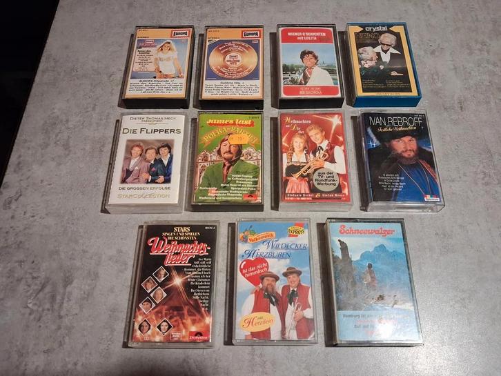 Diverse Duitse cassettebandjes, Cd's en Dvd's, Cassettebandjes, Gebruikt, Origineel, Overige genres, 2 t/m 25 bandjes, Ophalen of Verzenden