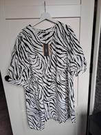 VERO MODA Zebra Jurk - Maat 48 - Nieuw!, Zwart, Maat 46/48 (XL) of groter, Ophalen of Verzenden, Boven de knie