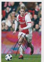 Frenkie de Jong Ajax Amsterdam FOTO gedrukte handtekening, Verzamelen, Verzenden, Zo goed als nieuw, Ajax, Overige typen