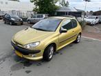 Peugeot 206 1.6-16V XS Premium! Airco! Leder!, Voorwielaandrijving, Elektrische ramen, Gebruikt, Zwart