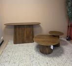 Side Table LivingFurn | Mangohout, Huis en Inrichting, 100 tot 150 cm, Nieuw, Ophalen of Verzenden, Info@chique-living.nl