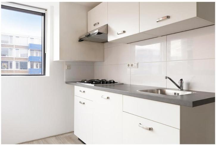 Keuken, Huis en Inrichting, Keuken | Complete keukens, Gebruikt, Enkelwandige keuken, Wit, Kunststof, Ophalen