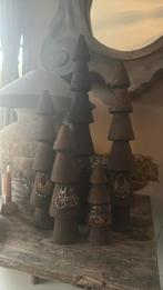 Houten kerstbomen set met sieraad ook verkrijgbaar zonder, Ophalen of Verzenden