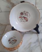 Fruitservies - Paradijsvogel, Antiek en Kunst, Ophalen of Verzenden