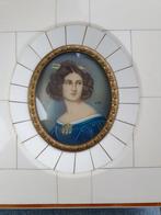 Antiek Portret Miniatuur, Antiek en Kunst, Kunst | Schilderijen | Klassiek, Ophalen of Verzenden