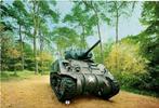 TW3097 Overloon Oorlogsmuseum Sherman Tank U.S.A, Verzenden, 1960 tot 1980, Gelopen, Overige thema's