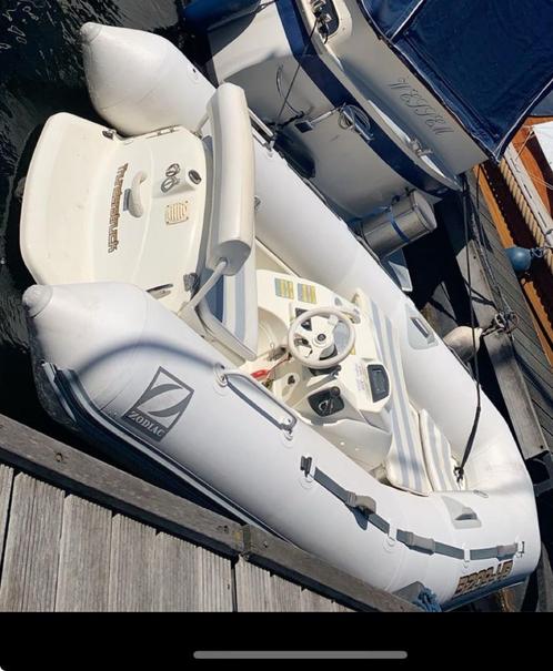 Zodiac 350 met trailer, Watersport en Boten, Rubberboten, Gebruikt, Zodiac, Overige materialen, 70 tot 120 pk, Benzine, Ophalen