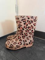 Regenlaarsjes Roze Panterprint - Maat 28/29, Ophalen of Verzenden, Gebruikt, Meisje, Laarzen