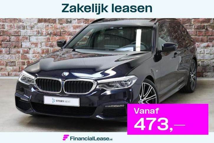 BMW 5 Serie Touring 520i High Executive M Sport Pakket Autom, Auto's, BMW, Bedrijf, Lease, Financial lease, 5-Serie, ABS, Achteruitrijcamera