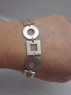 Zilveren prachtige Design armband merk LOOK! Nr.2433, Verzenden, Zo goed als nieuw, Zilver, Zilver