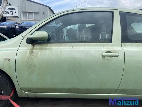 NISSAN MICRA 3 K12 Groen D30G Links deur portier 2002-2010, Auto-onderdelen, Carrosserie en Plaatwerk, Deur, Nissan, Gebruikt