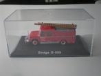 Metalen Miniatuur Brandweerauto Dodge D-500, Hobby en Vrije tijd, Modelauto's | 1:43, Ophalen of Verzenden, Zo goed als nieuw