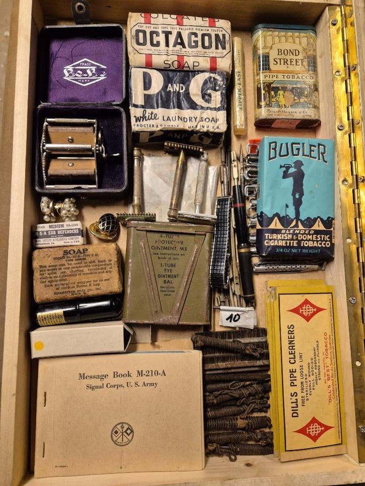 Divers US WW2 PX materiaal, Verzamelen, Militaria | Tweede Wereldoorlog, Landmacht, Overige typen, Amerika, Verzenden