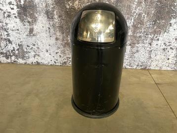 Wesco Pushboy Prullenbak - Afvalbak Wesco - 50 Liter - zwart beschikbaar voor biedingen