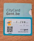 City Card Gent voor 3 dagen, Tickets en Kaartjes, Eén persoon, Ticket of Toegangskaart
