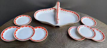 Vintage Antiek Art Deco bonbon snoep choco schaal  beschikbaar voor biedingen