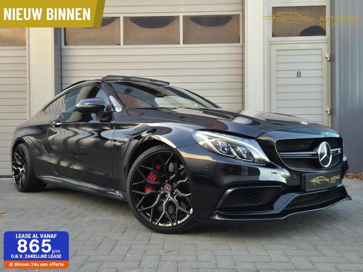 Mercedes C-klasse Coupé AMG 63 S C63 Pano/Bur/Vossen/Head-U, Auto's, Mercedes-Benz, Bedrijf, Te koop, C-Klasse, ABS, Achteruitrijcamera