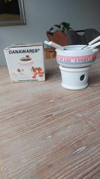 Chocolade fondue-setje compleet, Audio, Tv en Foto, Beamer-accessoires, Ophalen, Zo goed als nieuw