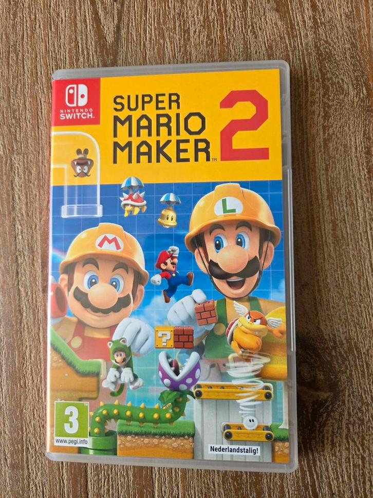 Super Mario Maker 2 - Nintendo Switch, Spelcomputers en Games, Games | Nintendo Switch, Zo goed als nieuw, Platform, 1 speler