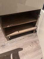 Twee IKEA Besta kasten - Grijs eiken/beige, Ophalen, Gebruikt