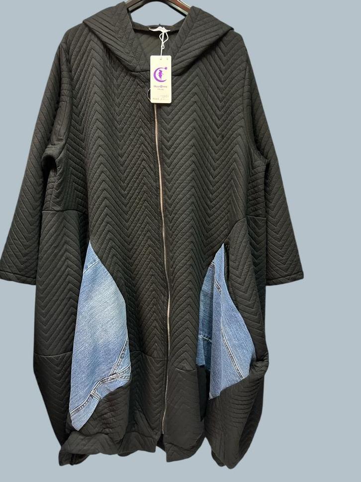 Moonshine jas Ballon model Nieuw mt 3  48-50-52 nu 40%, Kleding | Dames, Grote Maten, Nieuw, Jas of Mantel, Zwart, Ophalen of Verzenden