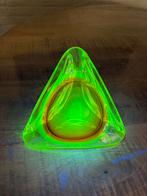 Sommerso Flavio Poli Uranium Glas Asbak / schaal, Antiek en Kunst, Ophalen of Verzenden