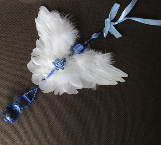 BB.Design - Suncatcher - beschermengel Michael - blauw, Huis en Inrichting, Woonaccessoires | Overige, Ophalen of Verzenden, Nieuw