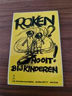 4564 Vintage Anti-rook Reclame Sticker, Ophalen of Verzenden, Gebruikt