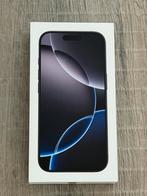 Iphone 16 Pro 128 Gb Black Titanium Nieuw ongebruikt+Factuur, Telecommunicatie, Mobiele telefoons | Apple iPhone, 128 GB, Zwart