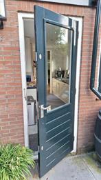 Deur met kozijn 95 x 230 cm b x h, Ophalen, Zo goed als nieuw