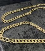 14 karaats gouden schakelketting, 64 cm lang, 5.8 mm breed, Sieraden, Tassen en Uiterlijk, Nieuw, Goud, Goud, Ophalen of Verzenden