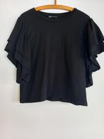 Nieuwe zwarte T-Shirt Zara top Mt L, Nieuw, Zara, Maat 42/44 (L), Ophalen of Verzenden