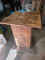 Houten Buitenbar met Koelbox, Ophalen, Gebruikt, Vierkant, Hout