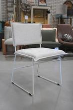 4 mooie eetkamerstoelen tuinstoel Norman Jess stof naturel, Ophalen, Overige kleuren, Zo goed als nieuw, Stof