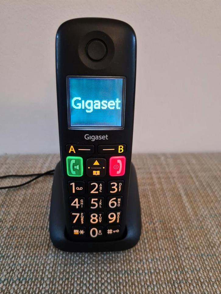 Gigaset E290 seniorentelefoon DECT, Telecommunicatie, Vaste telefoons | Handsets en Draadloos, Gebruikt, 1 handset, Ophalen of Verzenden