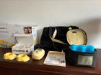 Complete Medela freestyle set + extra’s, Ophalen of Verzenden, Gebruikt, Borstkolf