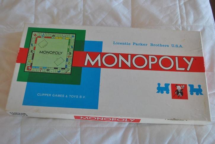 Monopoly, bordspel, Hobby en Vrije tijd, Gezelschapsspellen | Bordspellen, Gebruikt, Vijf spelers of meer, Ophalen of Verzenden