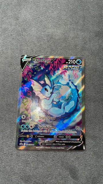 Vaporeon V SWSH 181 promo pokemon beschikbaar voor biedingen