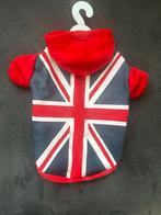 Nieuw hondenjasje engelse vlag, Dieren en Toebehoren, Hondenkleding, Ophalen of Verzenden, Nieuw, Hondenjas