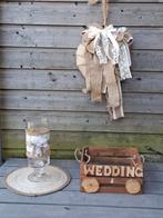 Bruiloft decoratie pakket, Ophalen of Verzenden, Zo goed als nieuw, Versiering, Geboorte of Huwelijk