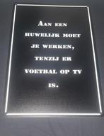 Voetbal Wandbord - Mancave/Bar, Ophalen of Verzenden, Nieuw