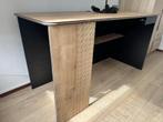 Bureau hout blank/zwart, Ophalen, Zo goed als nieuw