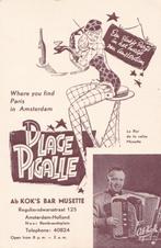 PLACE PIGALLE AB KOK Reguliersdwarsstraat jaren 50 Ansicht, Verzenden, 1940 tot 1960, Ongelopen, Noord-Holland