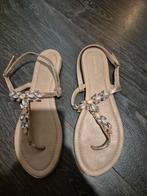 Anna Field Sandalen - Beige met strass, Anna Field, Beige, Zo goed als nieuw, Sandalen of Muiltjes
