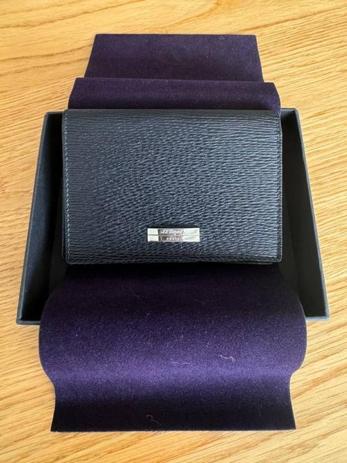 S.T. Dupont Leren Pasjeshouder - Zwart, Sieraden, Tassen en Uiterlijk, Portemonnees, Zo goed als nieuw, Overige merken, Zwart