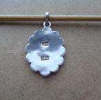 zilveren Niello hanger twee pauwen [388], Overige voorstellingen, Verzenden, Zo goed als nieuw, Zilver