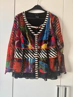 Pause Cafe kleurrijk twinset maat 44/46, Kleding | Dames, Blouses en Tunieken, Verzenden, Zo goed als nieuw, Maat 46/48 (XL) of groter