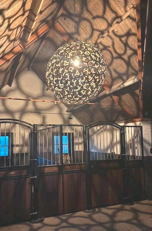 Hanglamp paardenlamp paard pony lamp hoefijzerlamp, Huis en Inrichting, Lampen | Hanglampen, Zo goed als nieuw, 50 tot 75 cm, Ophalen of Verzenden