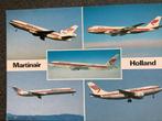 Overzicht Martinair ongelopen ansichtkaart, Verzamelen, Ophalen of Verzenden, Zo goed als nieuw, Kaart, Foto of Prent