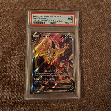 Jolteon v swsh premium vmax box promo psa 9 beschikbaar voor biedingen